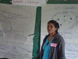 Análisis de los principales problemas de las mujeres,expone representante de comunidad monte verde 